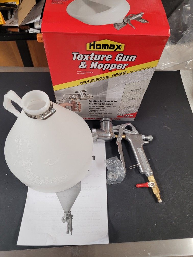 Homax Texture Gun & Hopper (Missing Large Nozzle)