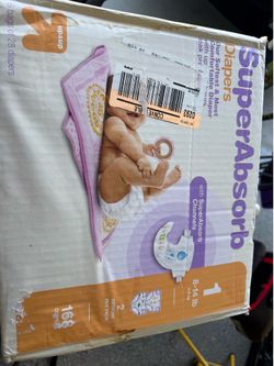 Superabsorb diapers size 1