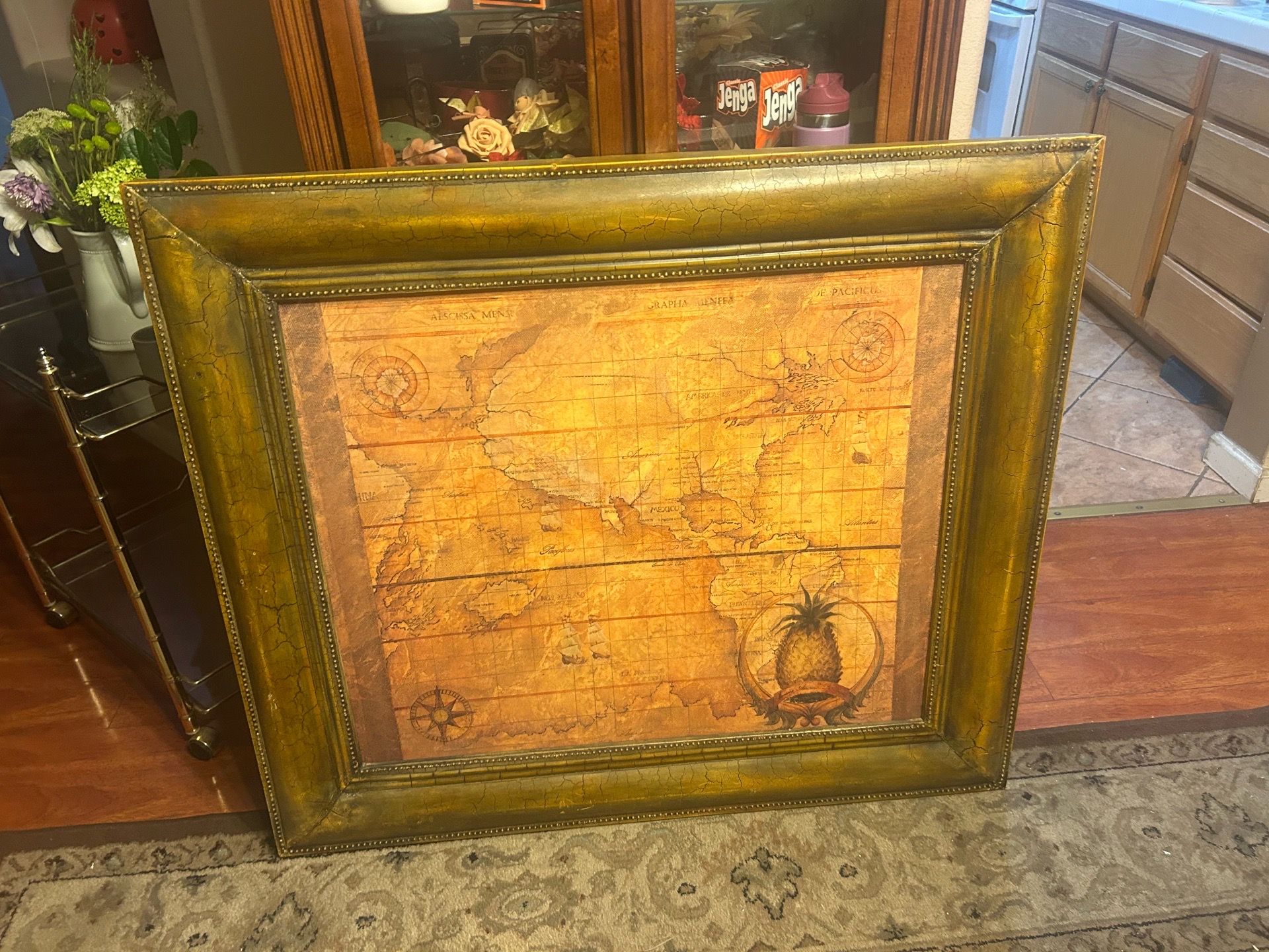 Metal frame painting
