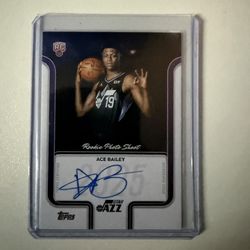 Ace Bailey Rookie Auto