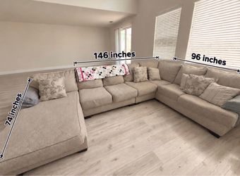 Large sectional with chaise