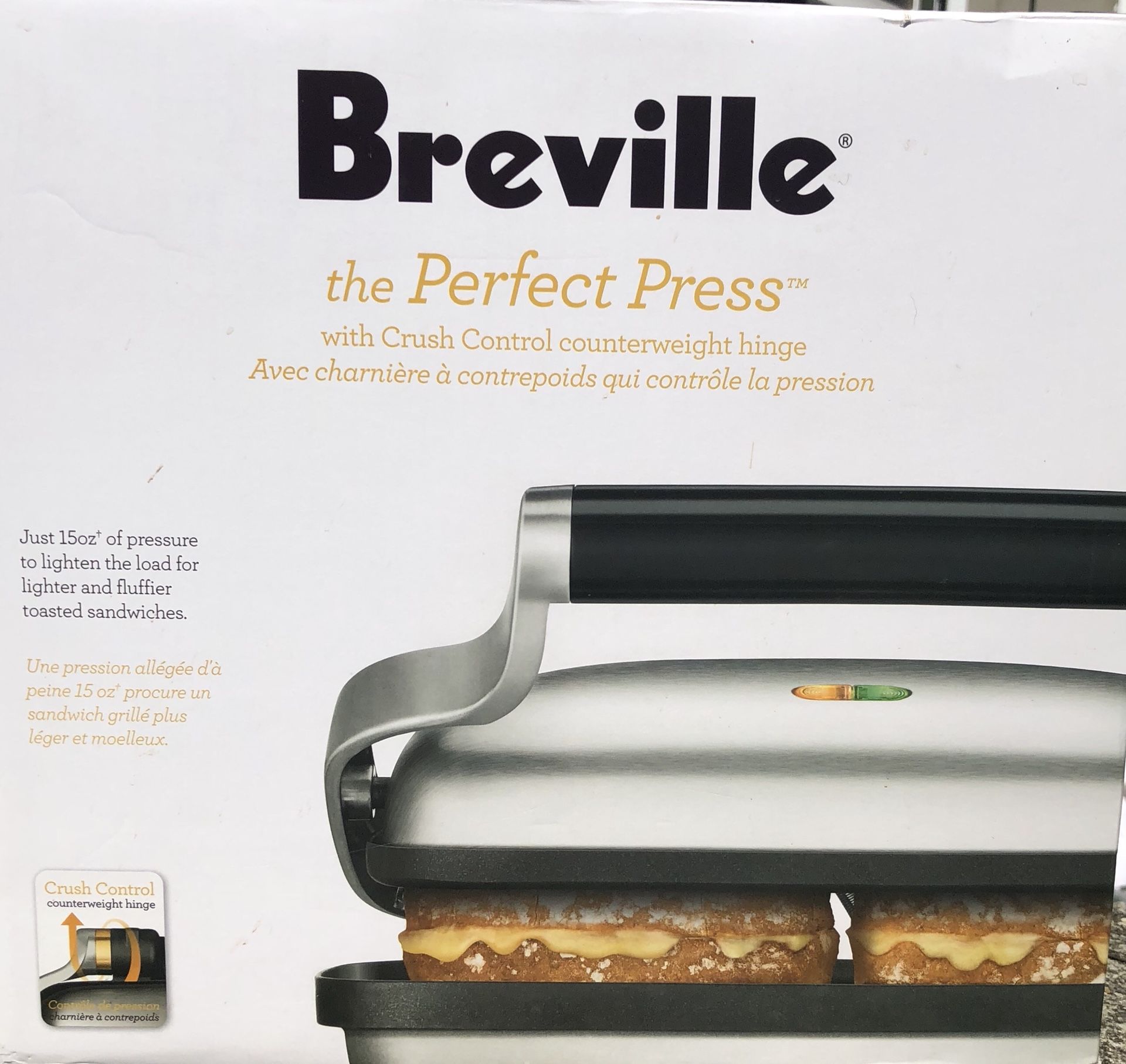 NEW Breville “The Perfect Press” panini maker
