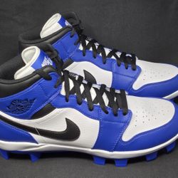 Size 13 Nike Air Jordan 1 Retro High MCS Royal Blue White Men's AV5354-411 New