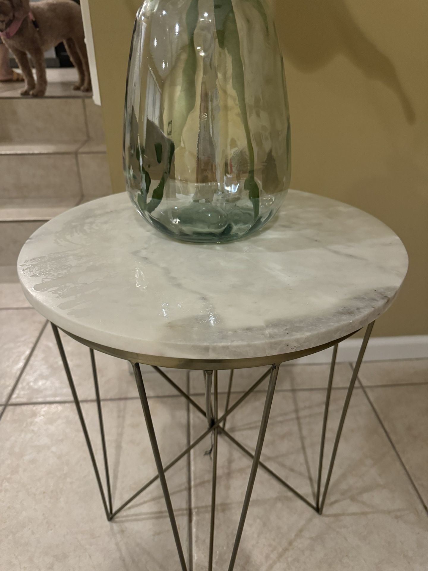 Marble End Table