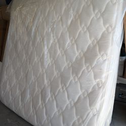 King mattress and box spring (optional)