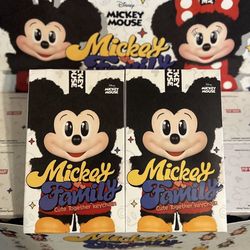 Mickey Family Cute Together Keychain