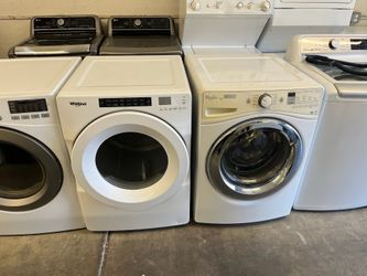 Used Whirlpool Stackable Washer And Gas Dryer