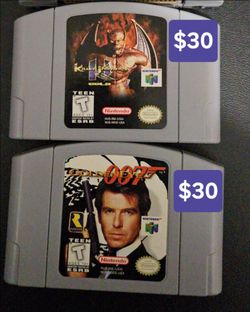 Nintendo 64 games all authentic