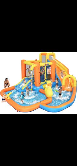 Inflatable water park