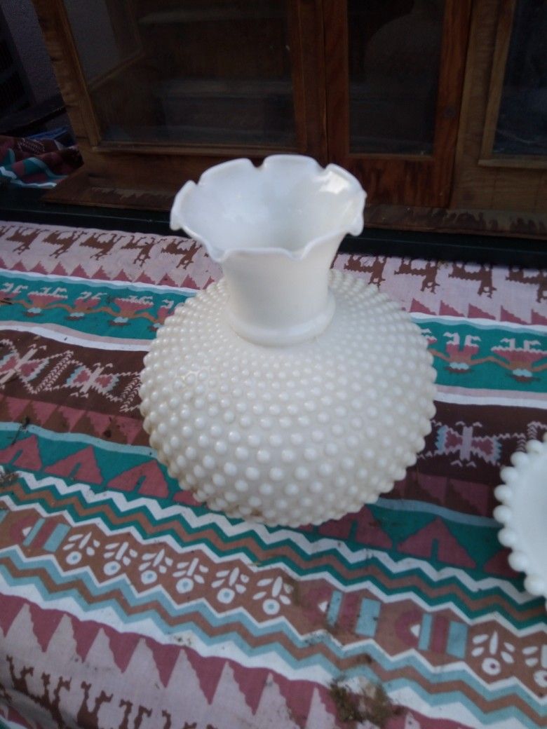 Antique Lamp Shade White