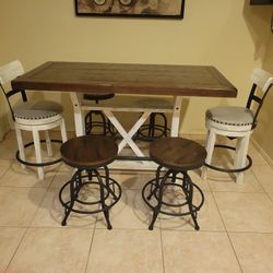 Counter-Height Farmhouse Dining Table