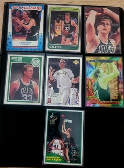 Larry Bird 7 card lot