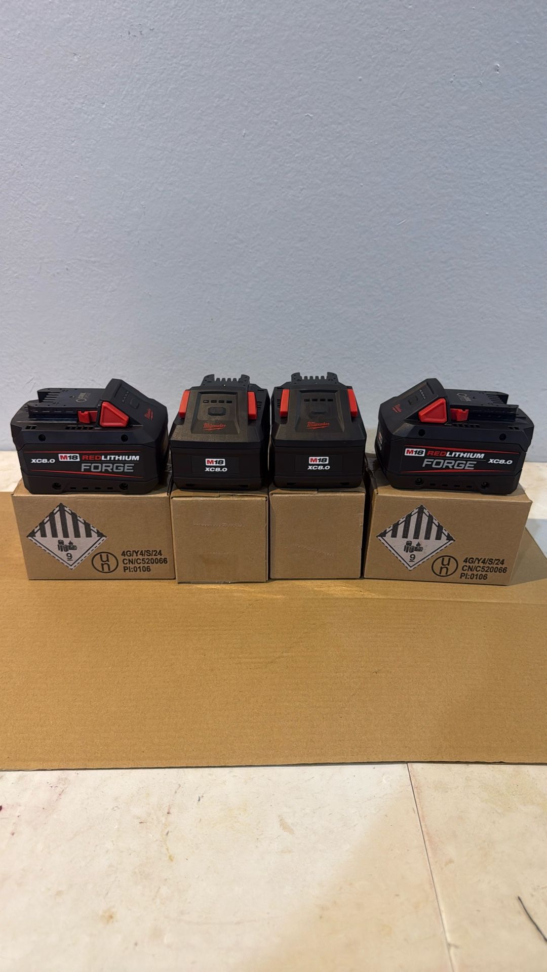 New Milwaukee M18 Forge XC8.0 Ah Battery 