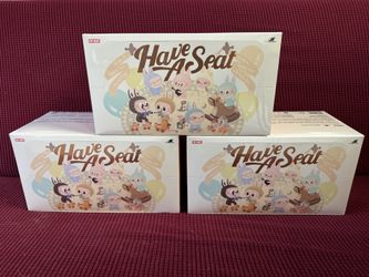 POPMART The Monster Have A Seat Blind Box Labubu HAS