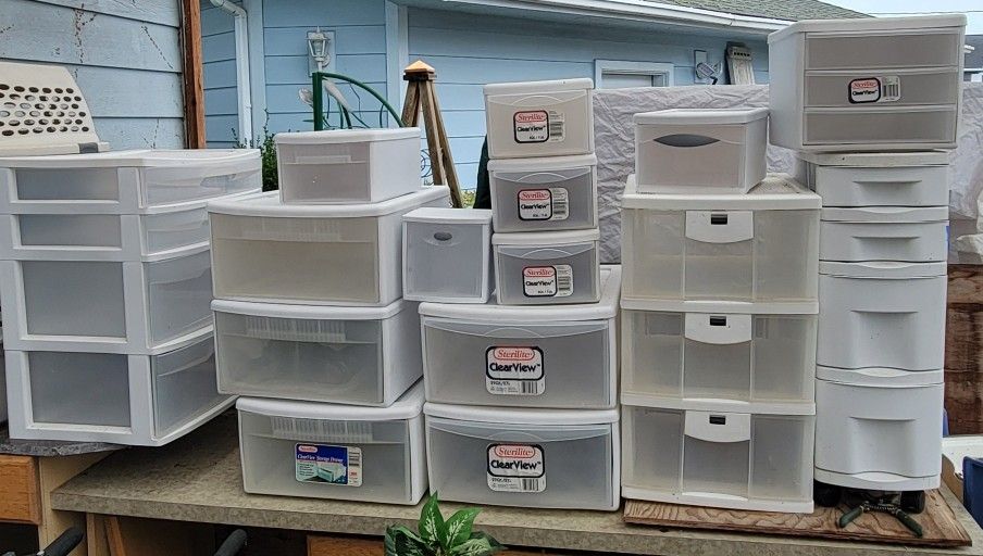 Plastic Draw Containers 