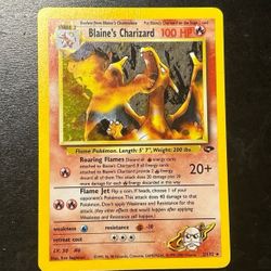 Blaine’s Charizard | Gym Challenge | Holo | 2/132 | DMG