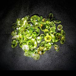 Natural Cut Peridot Gemstones 