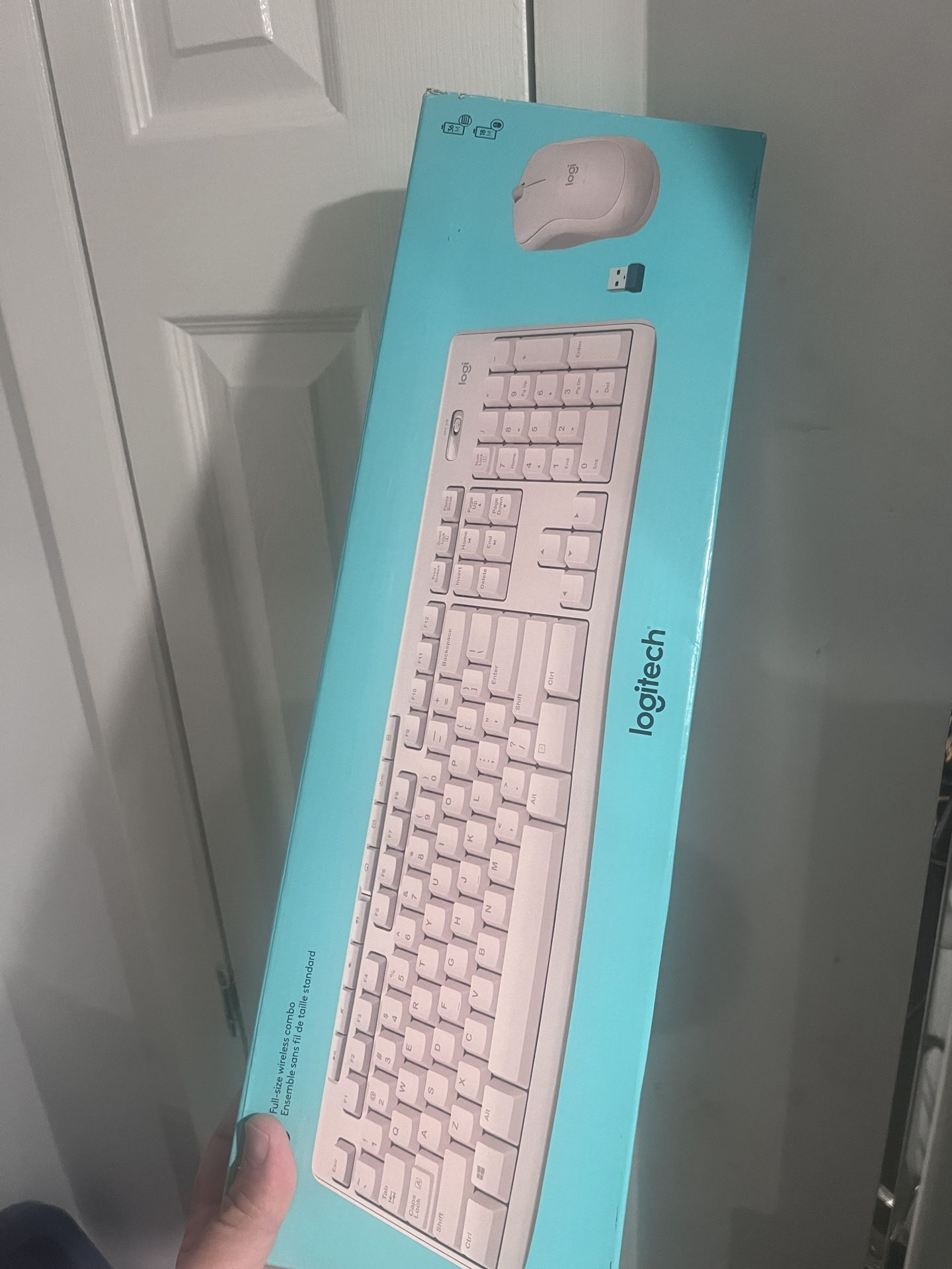 logitech pink wireless keyboard and mouse