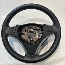 2007-2011 BMW E90 E92 E93 Sport Steering Wheel With Shift Paddles + Controls