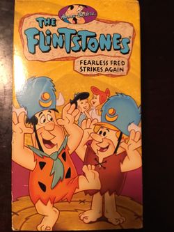 The Flintstones - Fearless Fred Strikes Again VHS 50 minutes