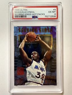 Fleer Ultra #8 Shaquille O’Neal Scoring Kings Hot Packs PSA “6” Orlando Magic