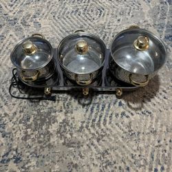 Cuisine Cookware Command Performance Gold MK-337 Triple Burner New