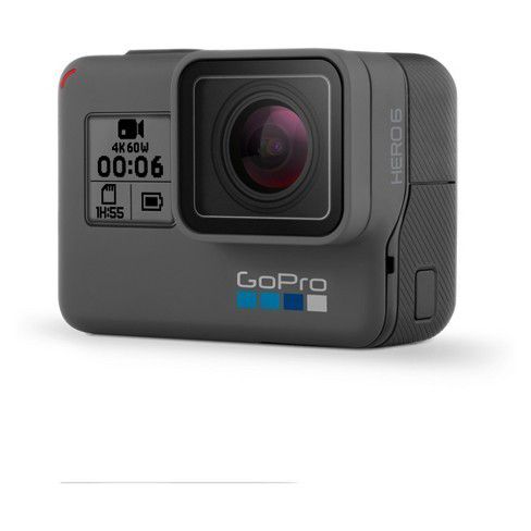 GoPro Hero 6 64GB, extra battery and case