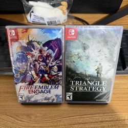 NEW SEALED Fire Emblem Engage + Triangle Strategy For Nintendo Switch