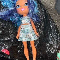 large Oversized, Rainbow, High Doll Not In Package But Good Condition Missing Shoes