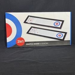 Party Drinking Game 2 in 1 Shuffle Board & Bowling