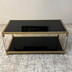 Gold / Glass Coffee Table