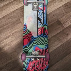 Custom Santa Cruz Bad Trip Dot VX Everslick Skateboard