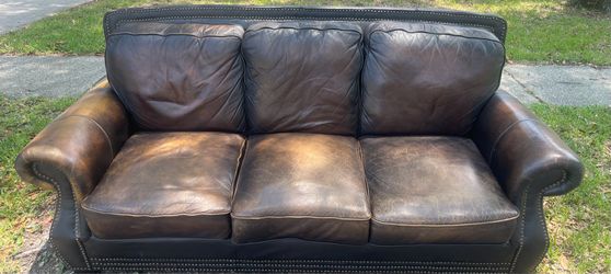 Leather couch