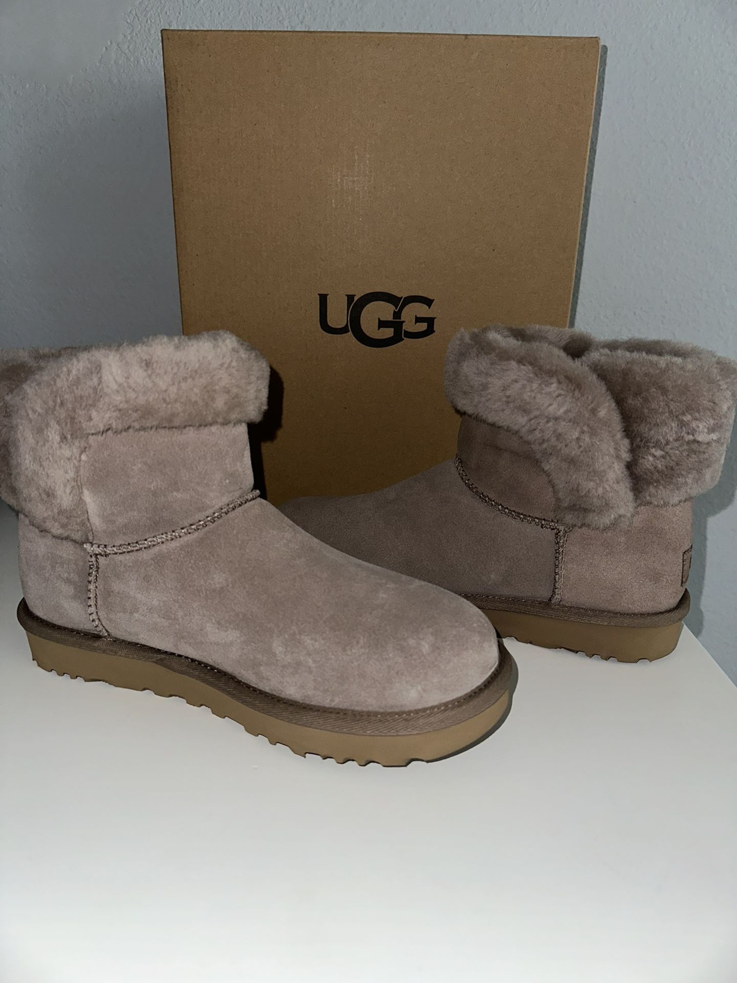 Ugg Saniya Shearling Mini Boots