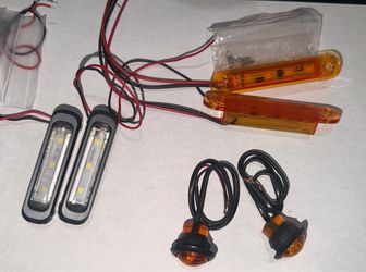 Amber fender flare side Marker lights lamp for jeeps and trucks