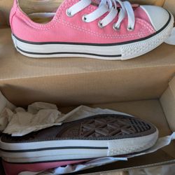 Brand new pink converse Size 12