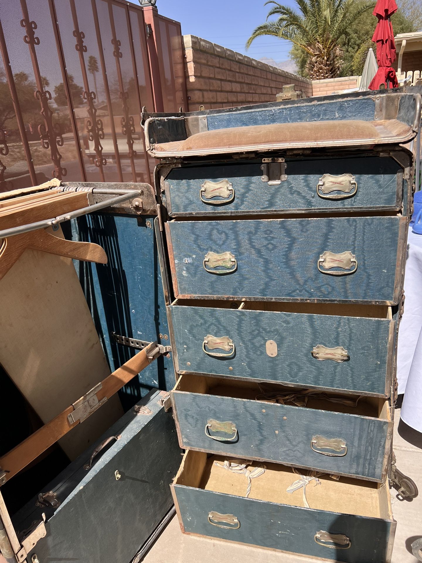 Sanger Brothers Steamer Trunk