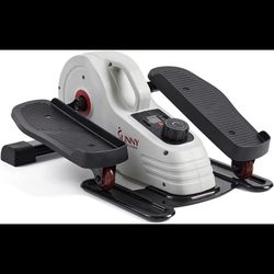 Sunny Health & Fitness Magnetic Portable Under Desk Elliptical Machine 