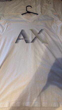 Armani Exchange White Graphic T-Shirt