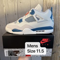 Air Jordan 4 Retro Military Blue Men size 11.5