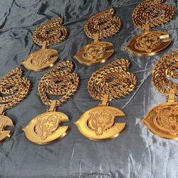 Chicago Bears Gold Fan Chain
