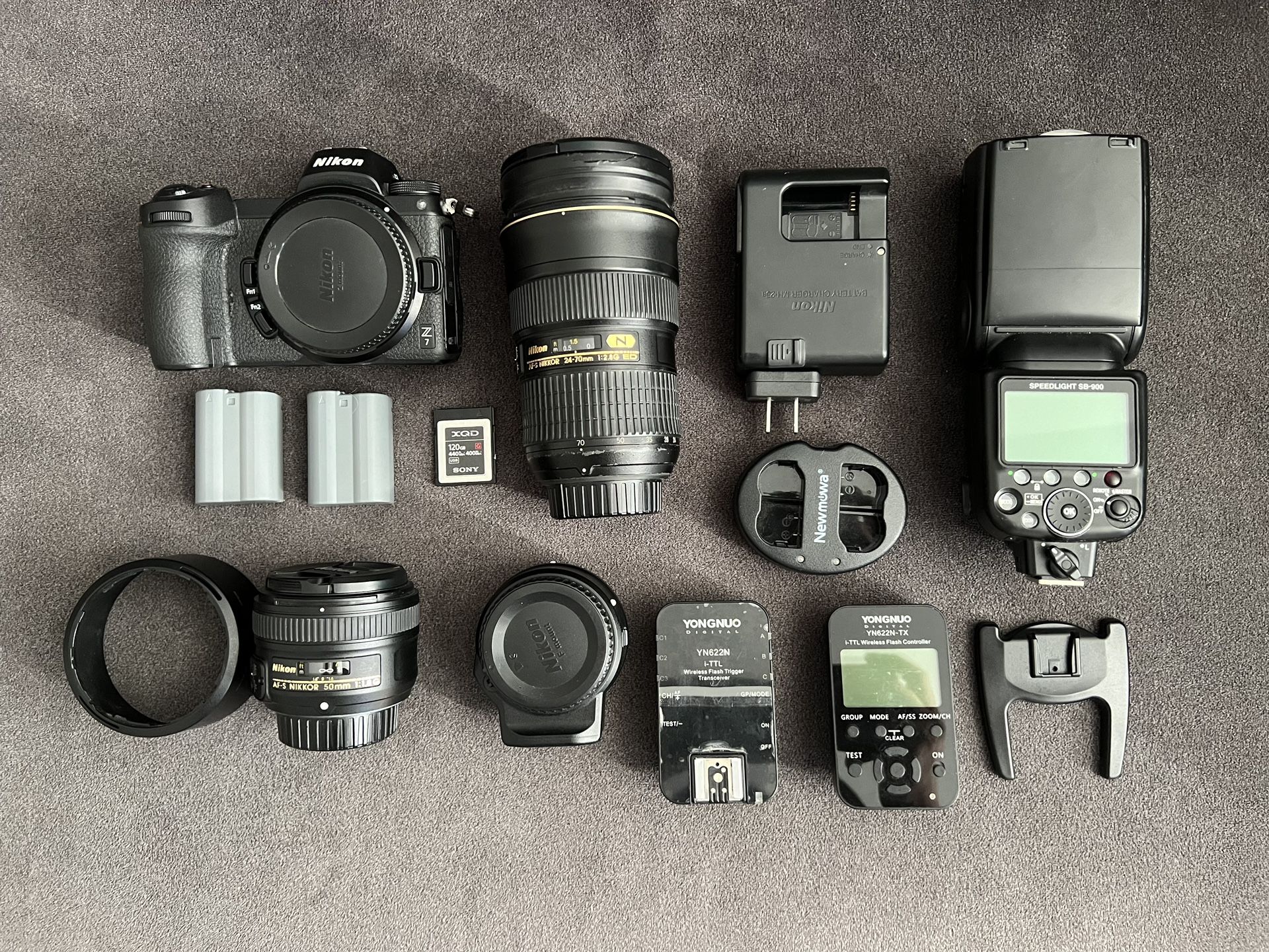 Nikon z7 With Lenses And Accessories