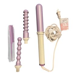 MONAT Endless Curls Interchangeable Curling Wand Set Hair Styling Hot Tool