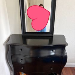 Black Crate & Barrel Dresser 