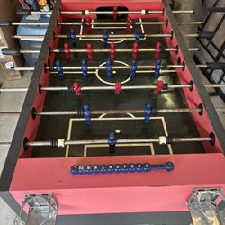 Classic Foosball Table - With cup holders!