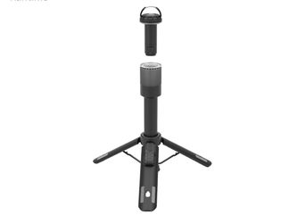 Infinity X1 Telescopic Camp Light, 2000 Lumens, Adjustable Height up to 6.3 ft, Remote Control, Trip
