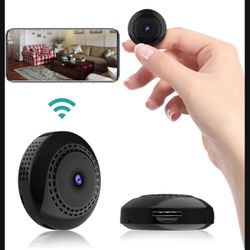 Mini Camera WiFi Wireless Nanny Cam, Spy Camera Hidden Camera,1080p HD Home Security Camera,Night Vision Indoor/Outdoor Small Dog Pet Camera for Mobil