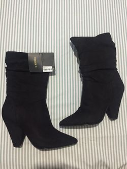 Forever 21 - Black Faux Suede Boots - Women’s Size 7.5