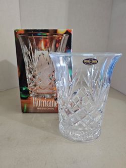 Lead Crystal Hurricane/Vase