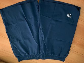 Navy Blue Jogger Pants with Logo